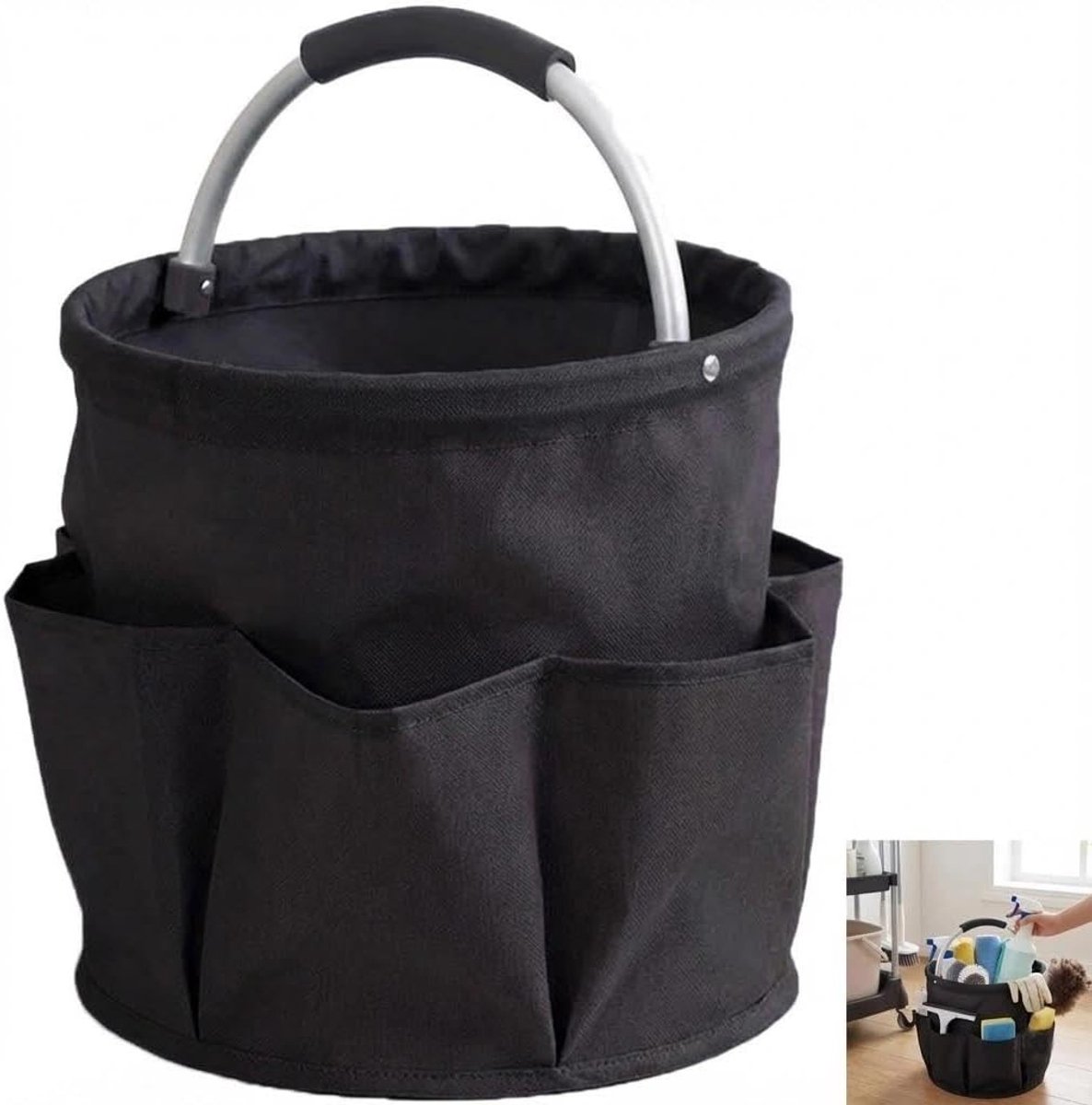 Organiser voor schoonmaakproducten, opvouwbare tas voor paardenverzorging, praktische en handige schoonmaakoplossingen