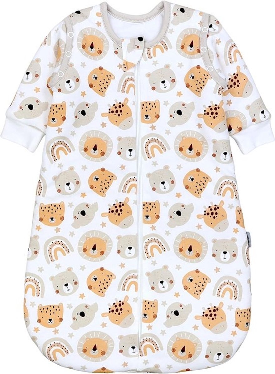 Baby Slaapzak - Ondersteek Draagbare Deken - Veilig Slapen - Afneembare Mouwen - 2.5 TOG - Unisex