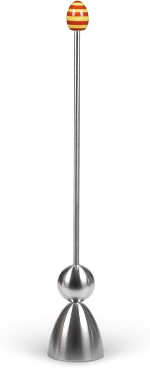 Keramische Ei Cracker - Eieropener - Ontbijt - Handgeschilderde Top - 40 mm - Wit