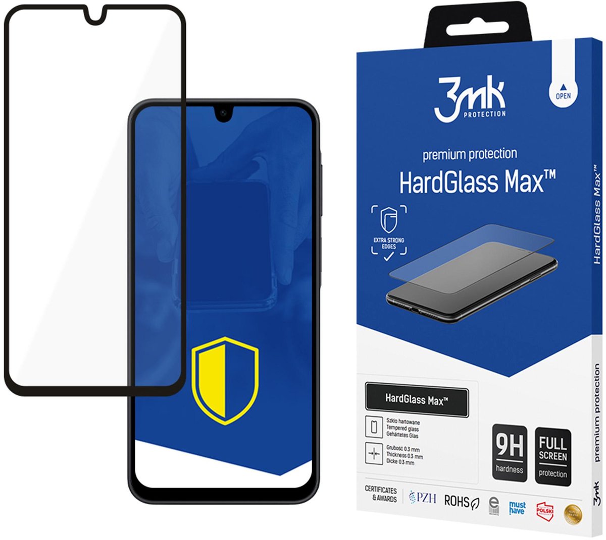 3Mk Hardglazen Beschermfolie Voor Samsung Galaxy A17 5G 4G, Eenvoudig Aan Te Brengen.