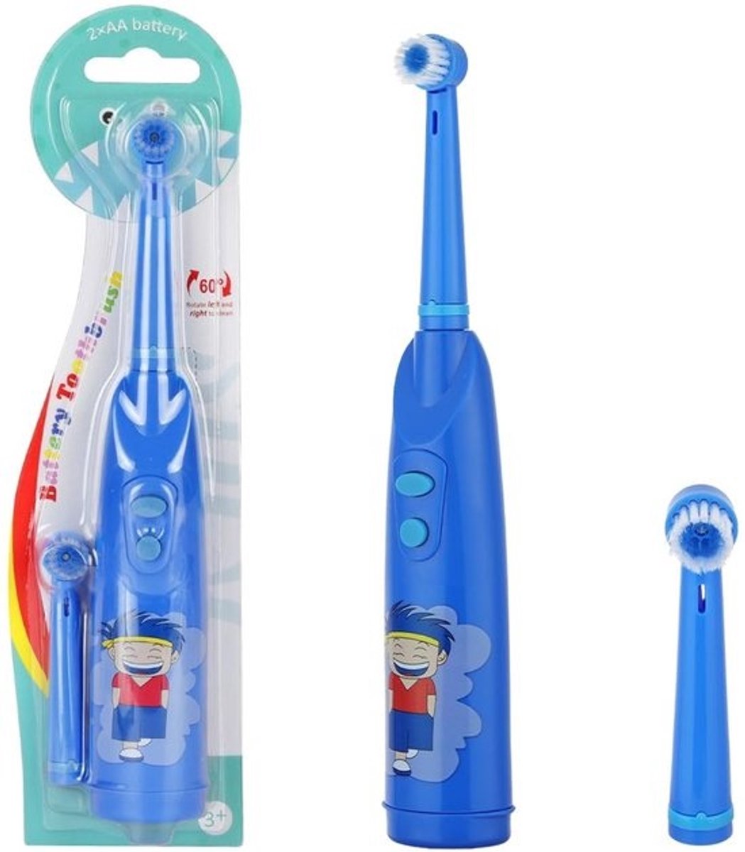 Solidchoice - Elektrische Tandenborstel voor Kinderen met 2 Opzetborstels