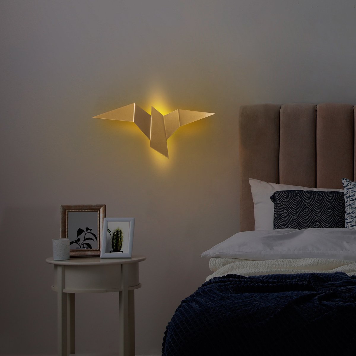 Asir - Wandlamp - Goud - 56 x 14 x 24 cm