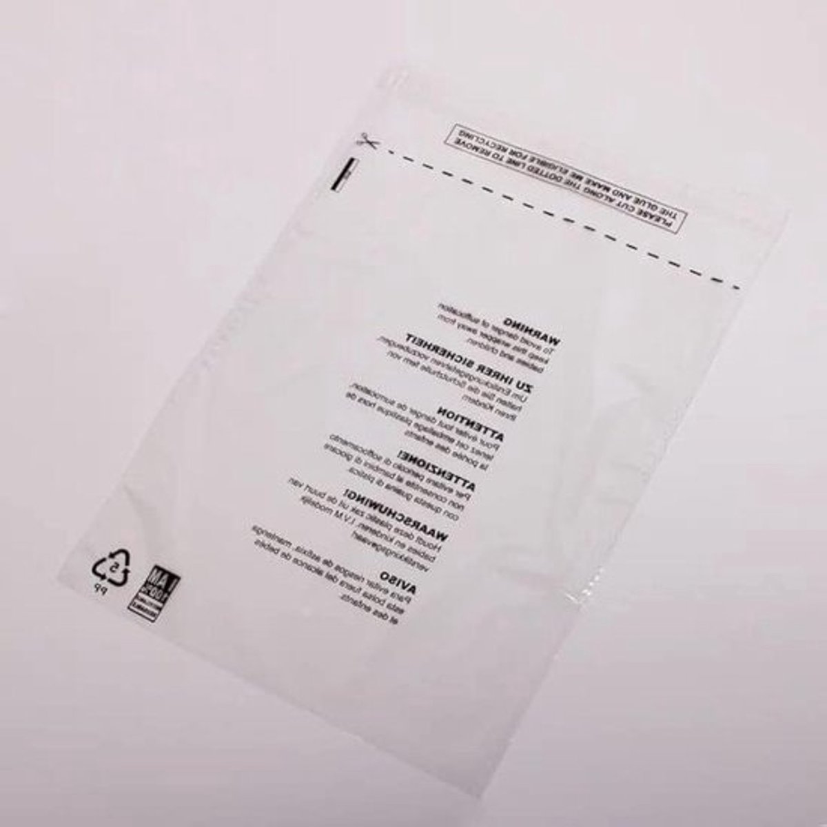 CPP Kledingzakken - Cellofaan Plastic Zakken - Producten Verpakken - Zelfsluitende Strip - 25 x 30 cm - Doorzichtig