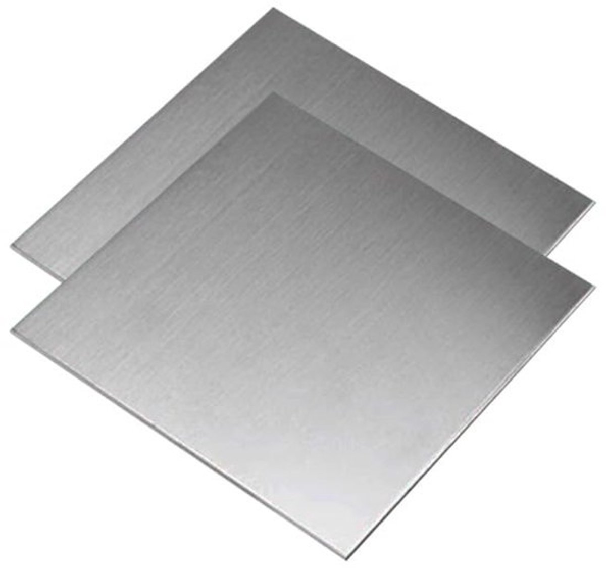 Metalen Plaat - Gegalvaniseerd Staal - Doe-het-zelf Projecten - 1 mm Dik - 300x400 mm - Zilverkleurig