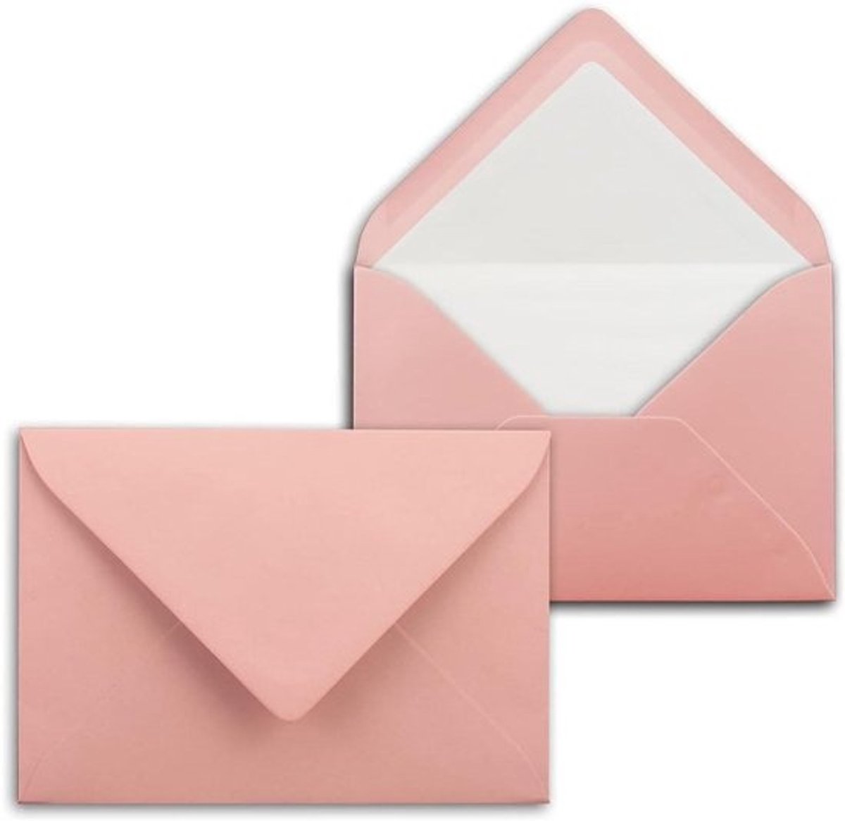 Enveloppen Oudroze - Roze enveloppen C6 - Kaarten versturen - Zijdepapier voering - 114 x 162 cm - Oudroze