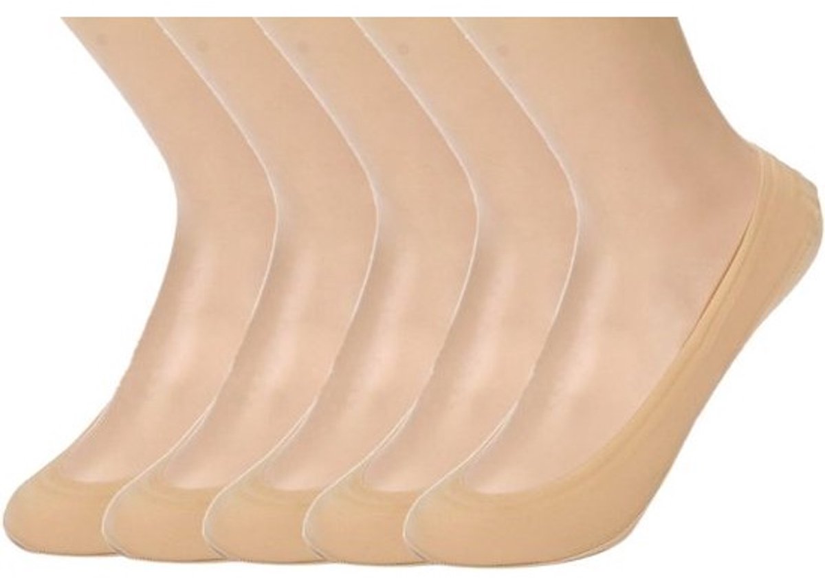 Dames ankkousen 5 paar - ademend, anti-slip siliconen