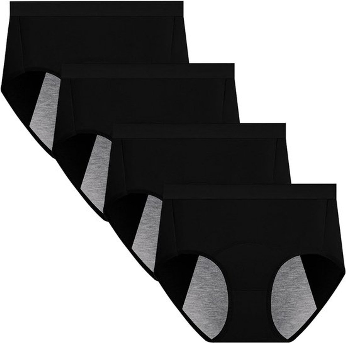 Lekvrij Hoge Taille Ondergoed voor Vrouwen en Meisjes - Comfortabel Katoenen Slip