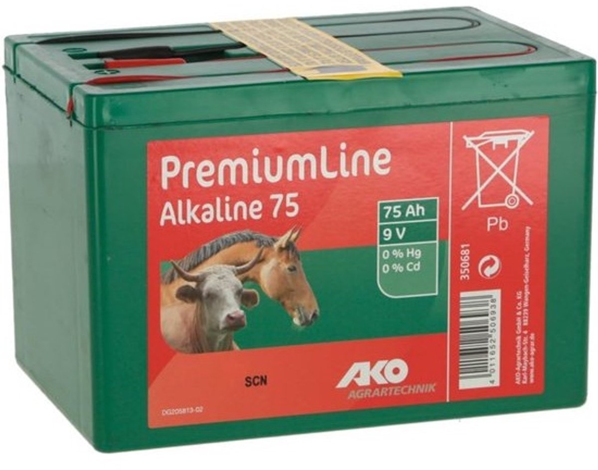 Alkaline Batterij - 9 Volt - Apparaten Voeden - Constante Spanningsstroom - 75 Ah - Niet Van Toepassing