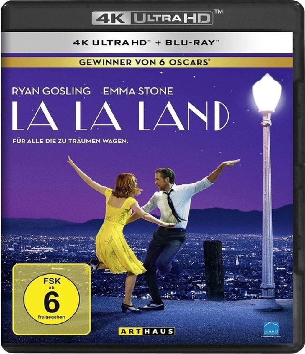 La La Land Film in 4K Ultra HD & Blu-ray - Romantische Musical Film met Ryan Gosling & Emma Stone