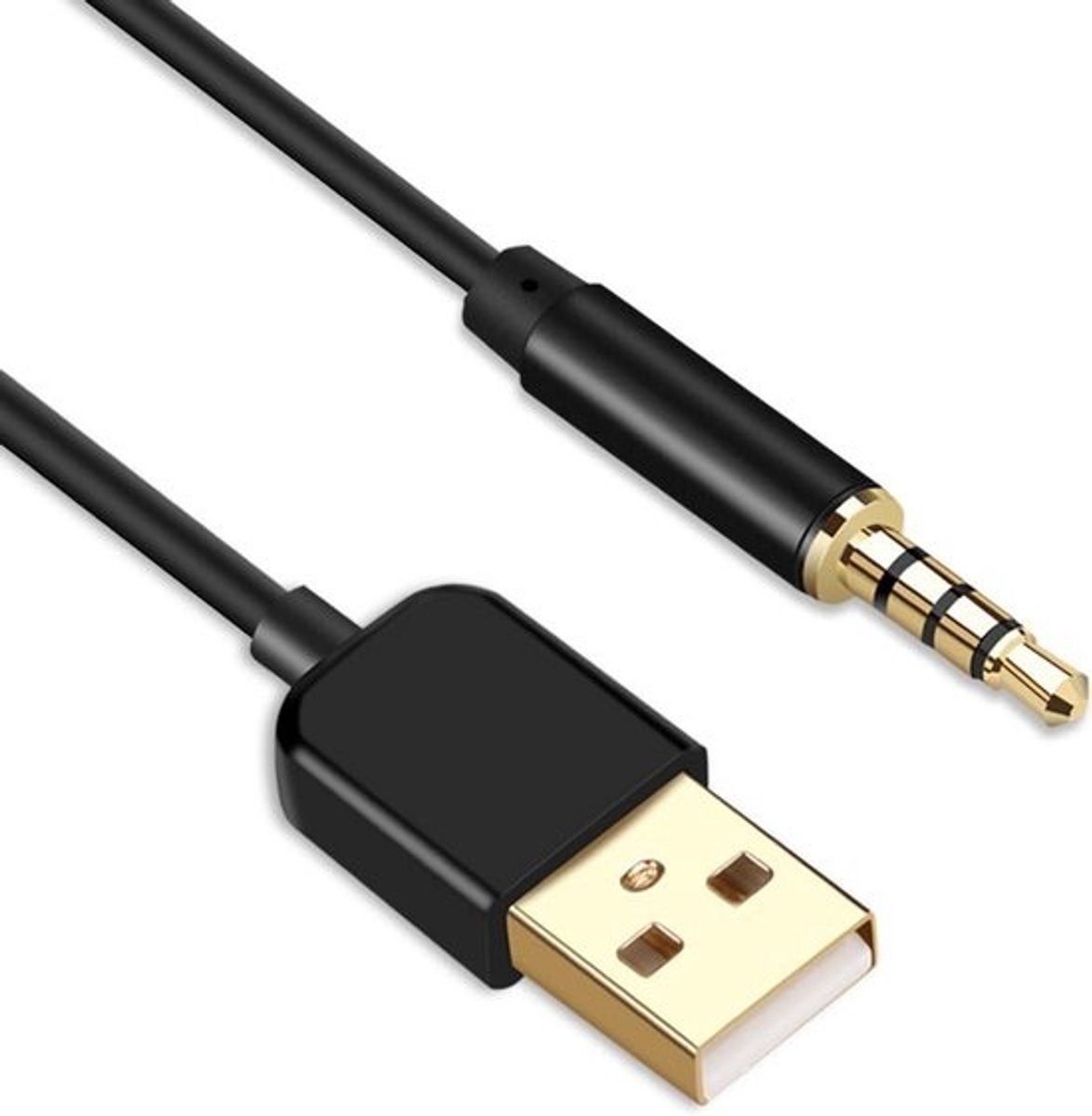 USB naar 3,5 mm Jack Audio Kabel voor Opladen en Gegevensoverdracht