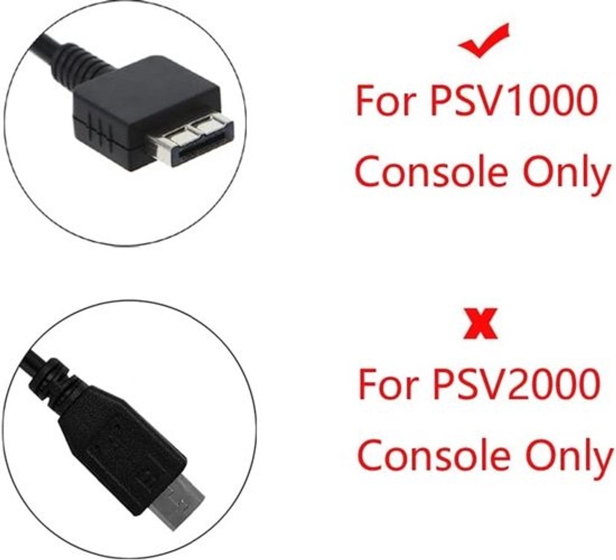 Oplader & Netadapter voor PS Vita - Inclusief 2m Kabelhaspel