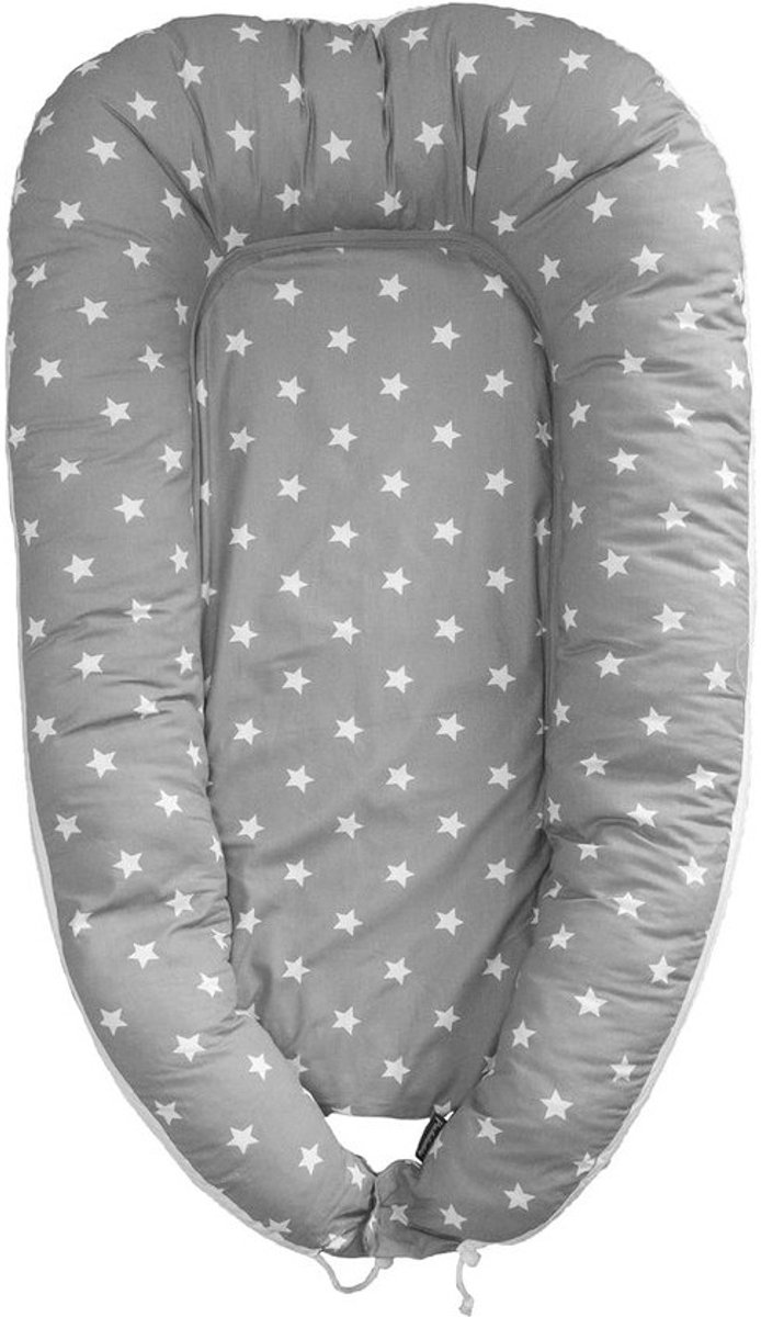 Knuffelzacht Babynest 105x60 cm - 100% Katoen Slaapnestje en Reiswieg