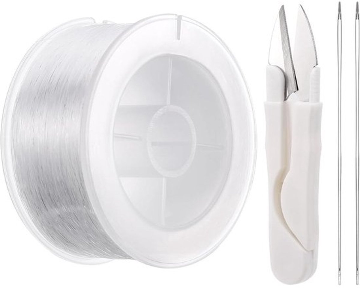 Onzichtbare Nylon Visdraad 0,3 mm - 500 m voor Sieraden, Naaien en Creatieve Decoraties