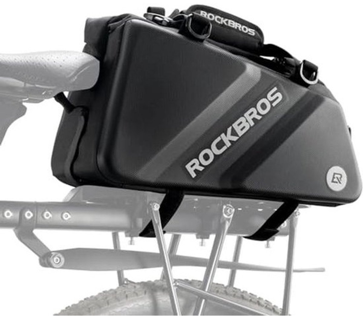 Fietsachtertas 11.6L - Hard Shell Schoudertas met Reflectie