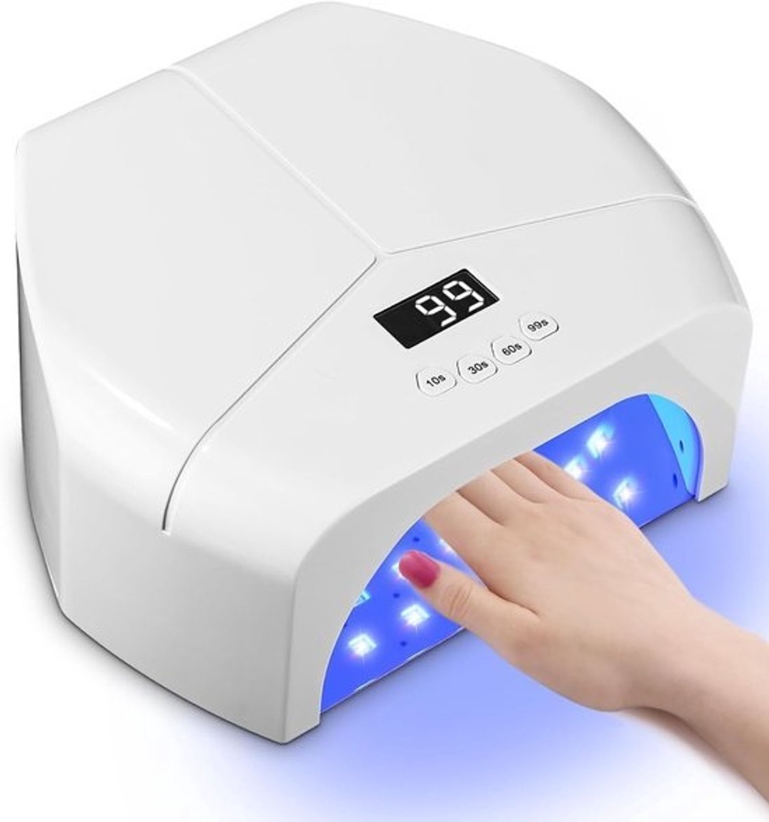 UV/LED Nagellamp 298 W met 72 LEDs en Automatische Sensoren - Professionele Manicure voor Thuis
