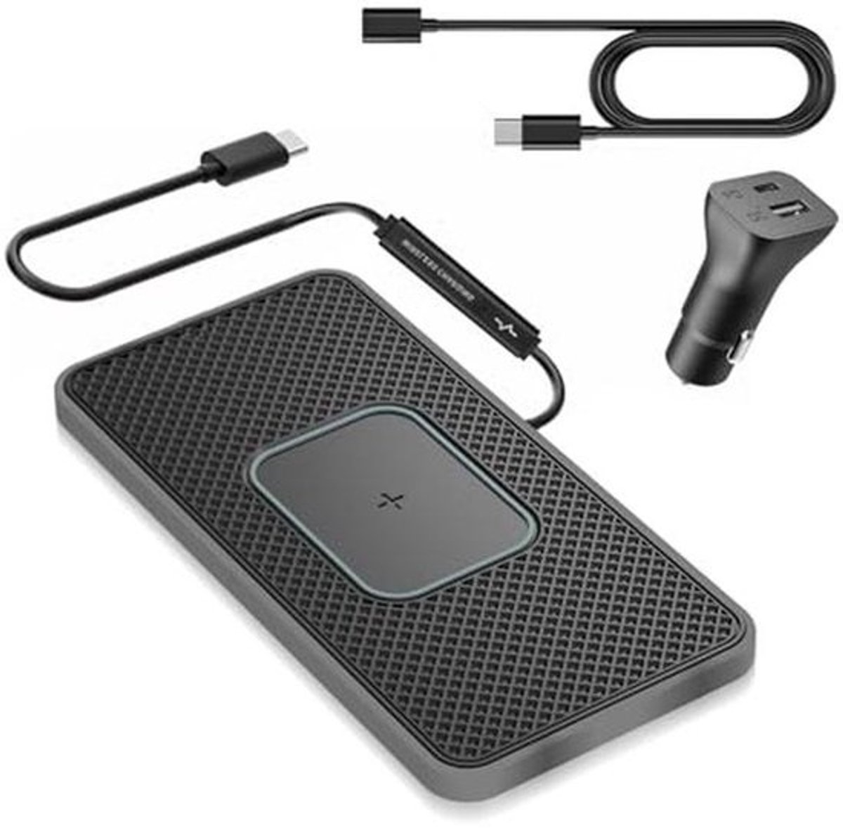 Draadloze oplader 15W - Snelle en antislip oplaadpad voor mobiele telefoons