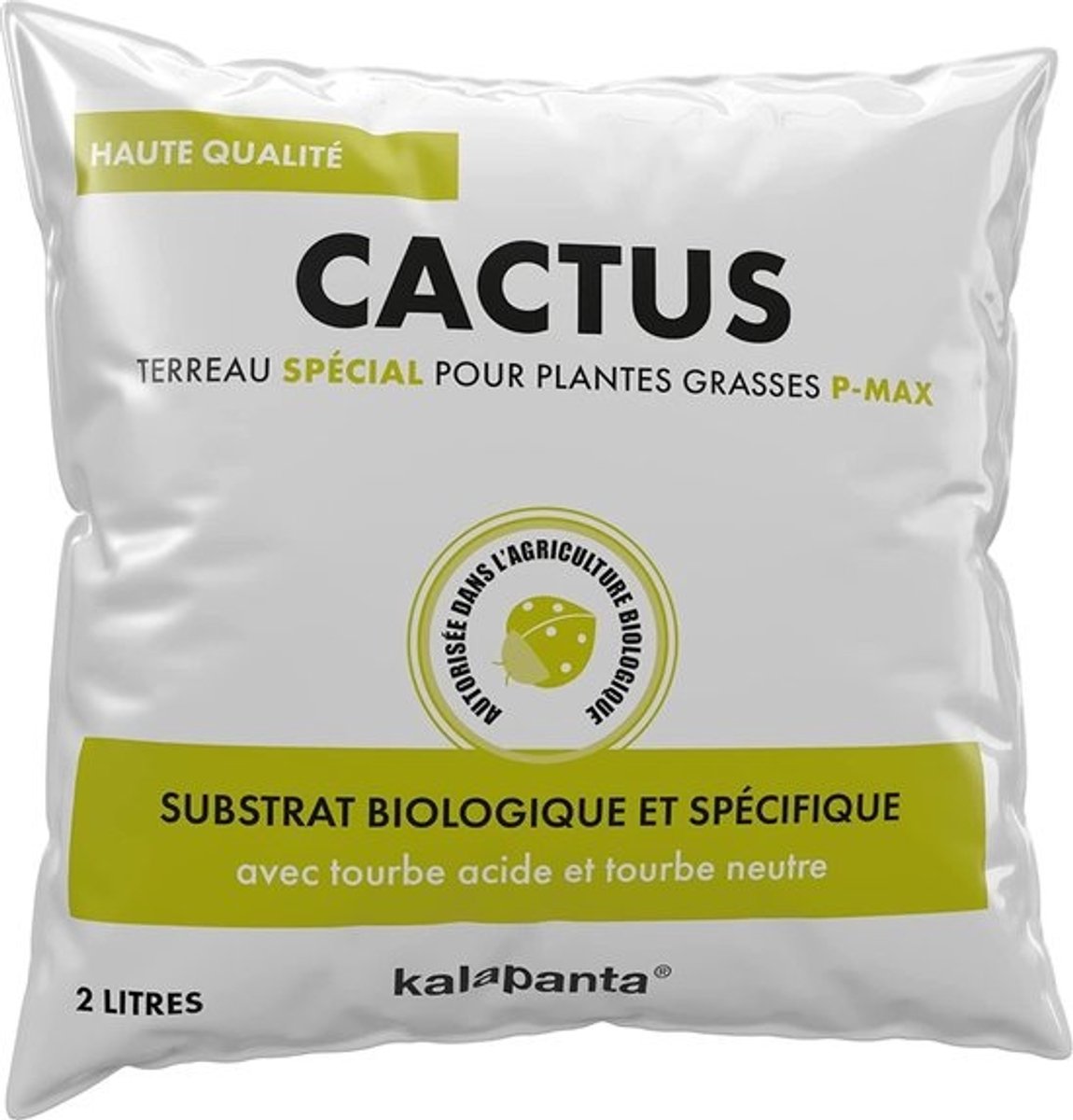 Potgrond voor Cactussen en Succulenten - 100% Natuurlijk - 2 liter