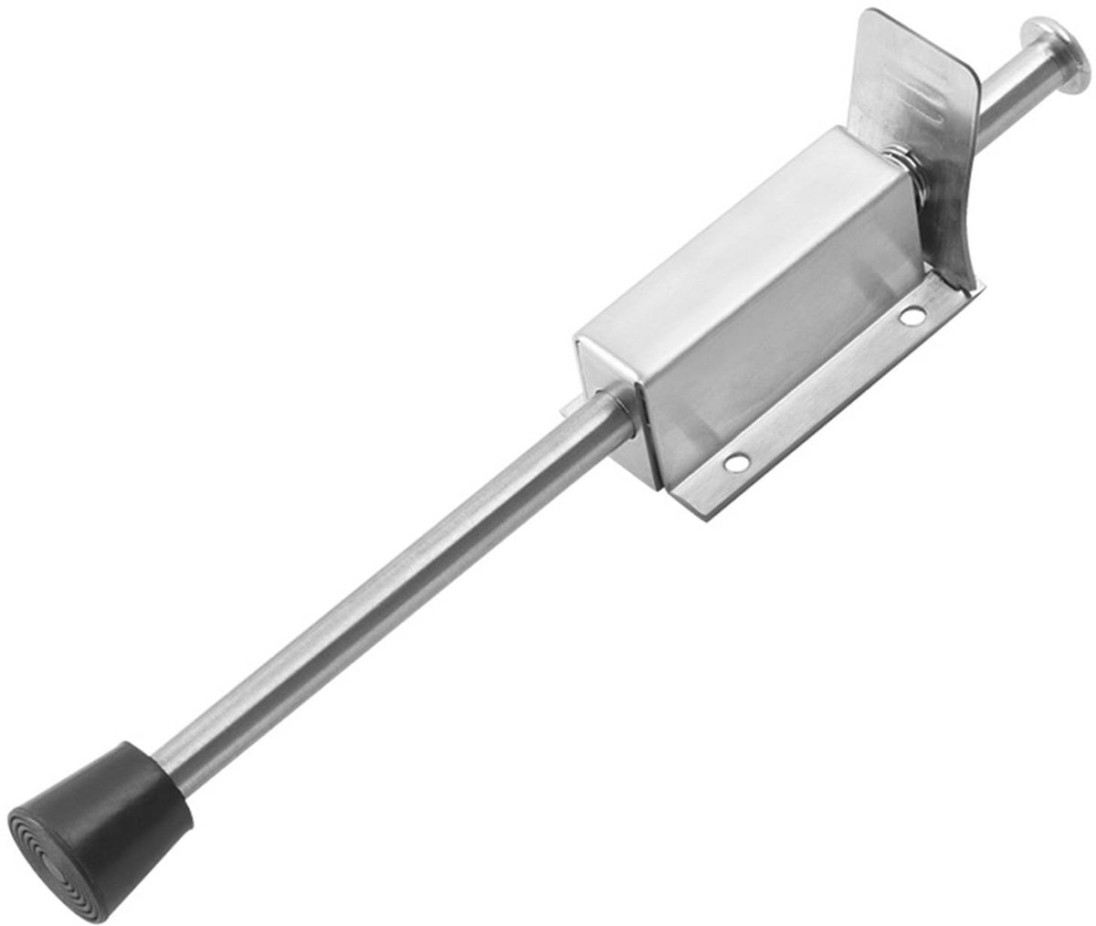 RVS Vloerdeurstopper - Met voetpedaal - Verstelbaar - Voor binnendeuren en gladde vloeren - 250 mm
