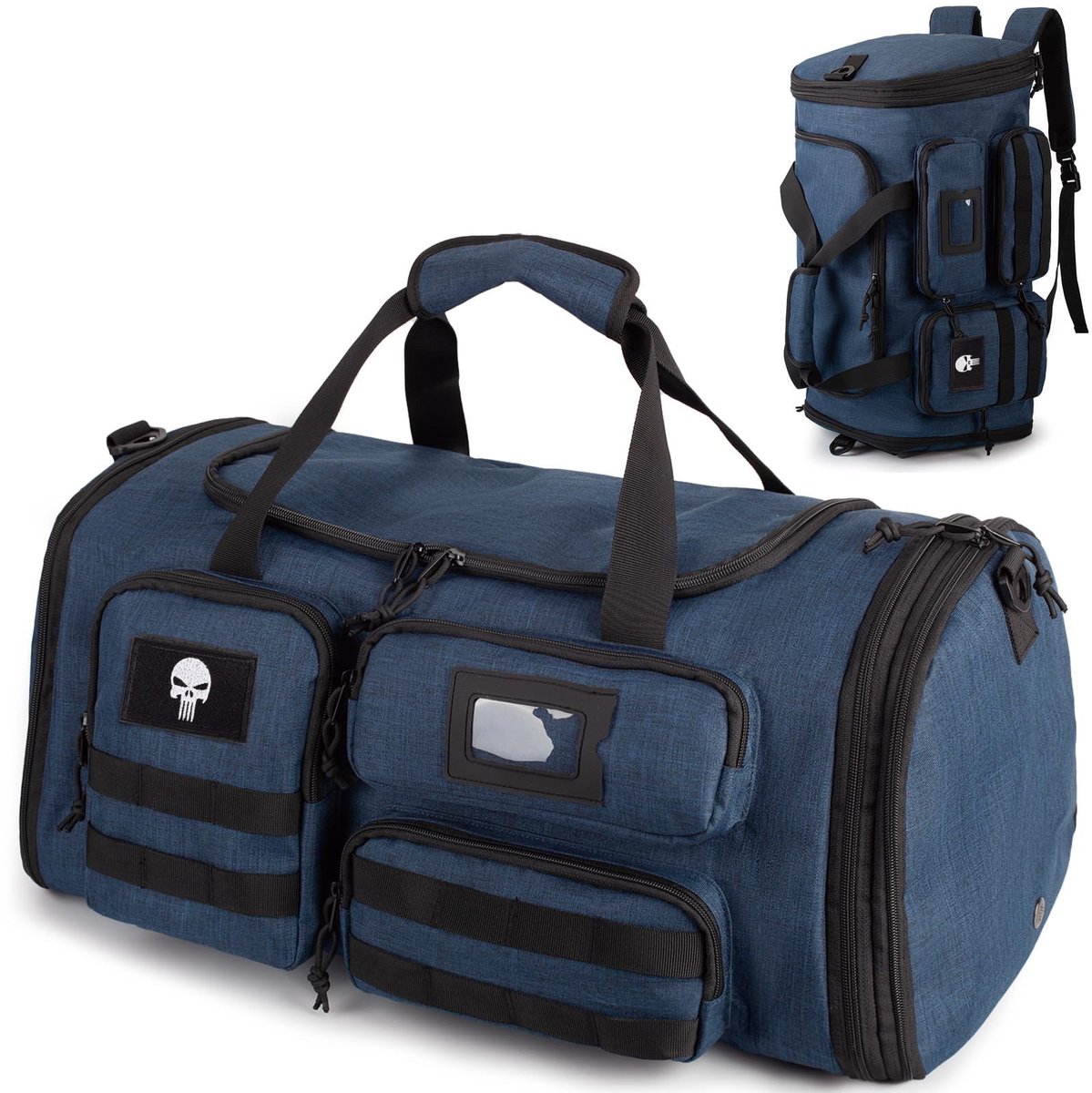 Uitklapbare Gymtas Voor Mannen, Tactische Grote 3 in 1 Sport Duffel Tas Met Schoenencompartiment, Waterbestendige - ShopVlot