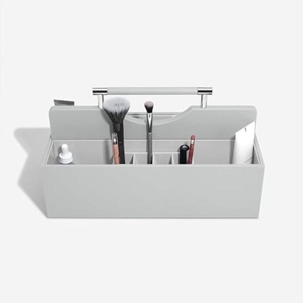 Grote Cosmetische Gereedschapskist in Pebble Grey