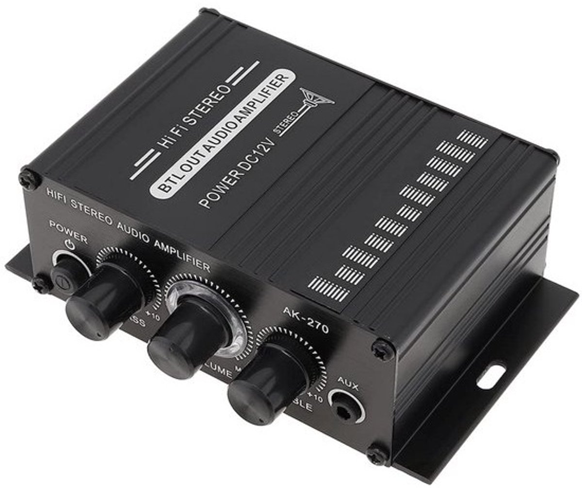 Audio Versterker - Stereo Versterker - Amplifier- Complete Set - Geluid