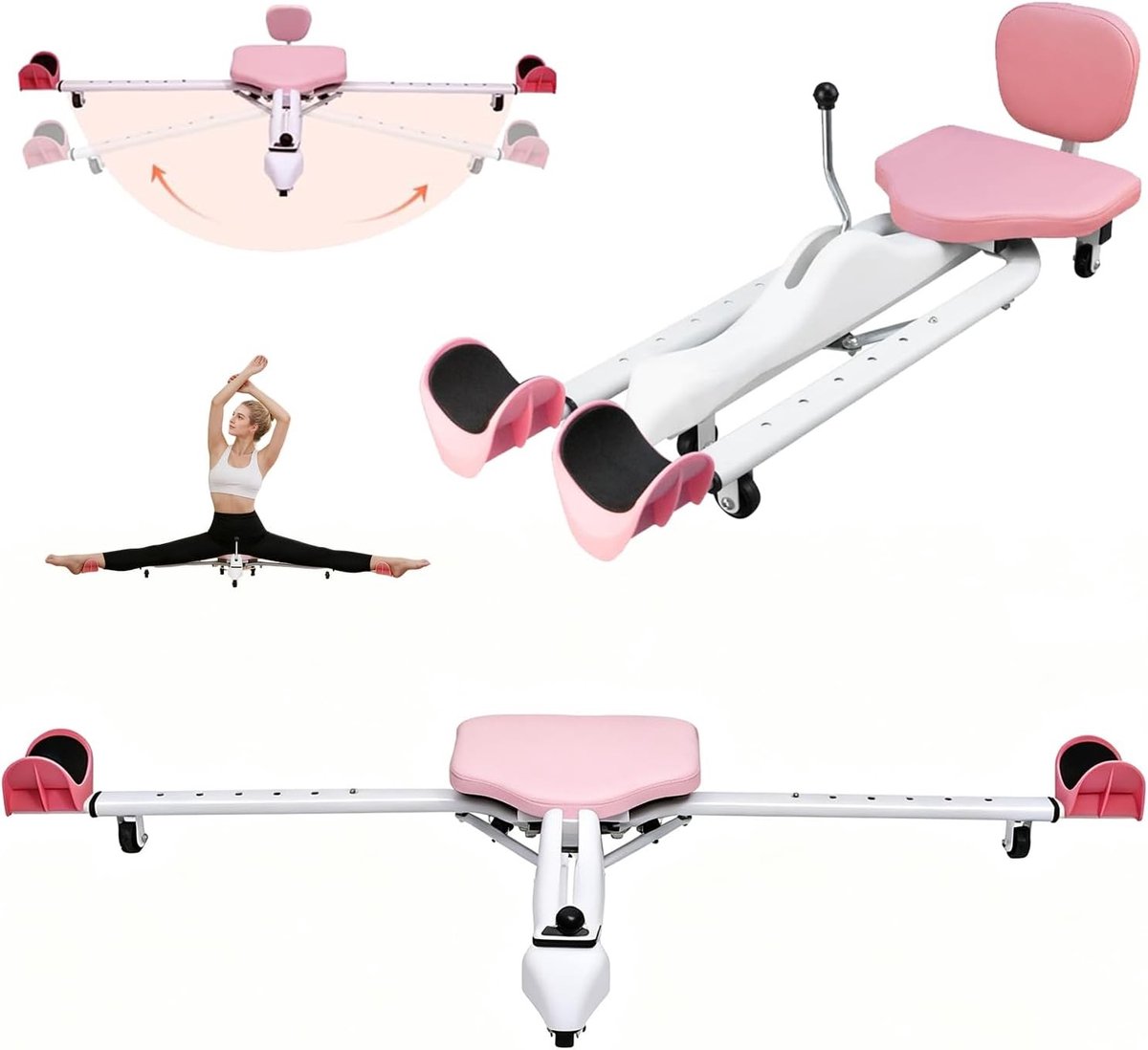 Verstelbare Beinspreader Split Trainer voor Flexibiliteit, Stretching en Dans - Ideaal voor Yoga, Ballet en Gymnastiek