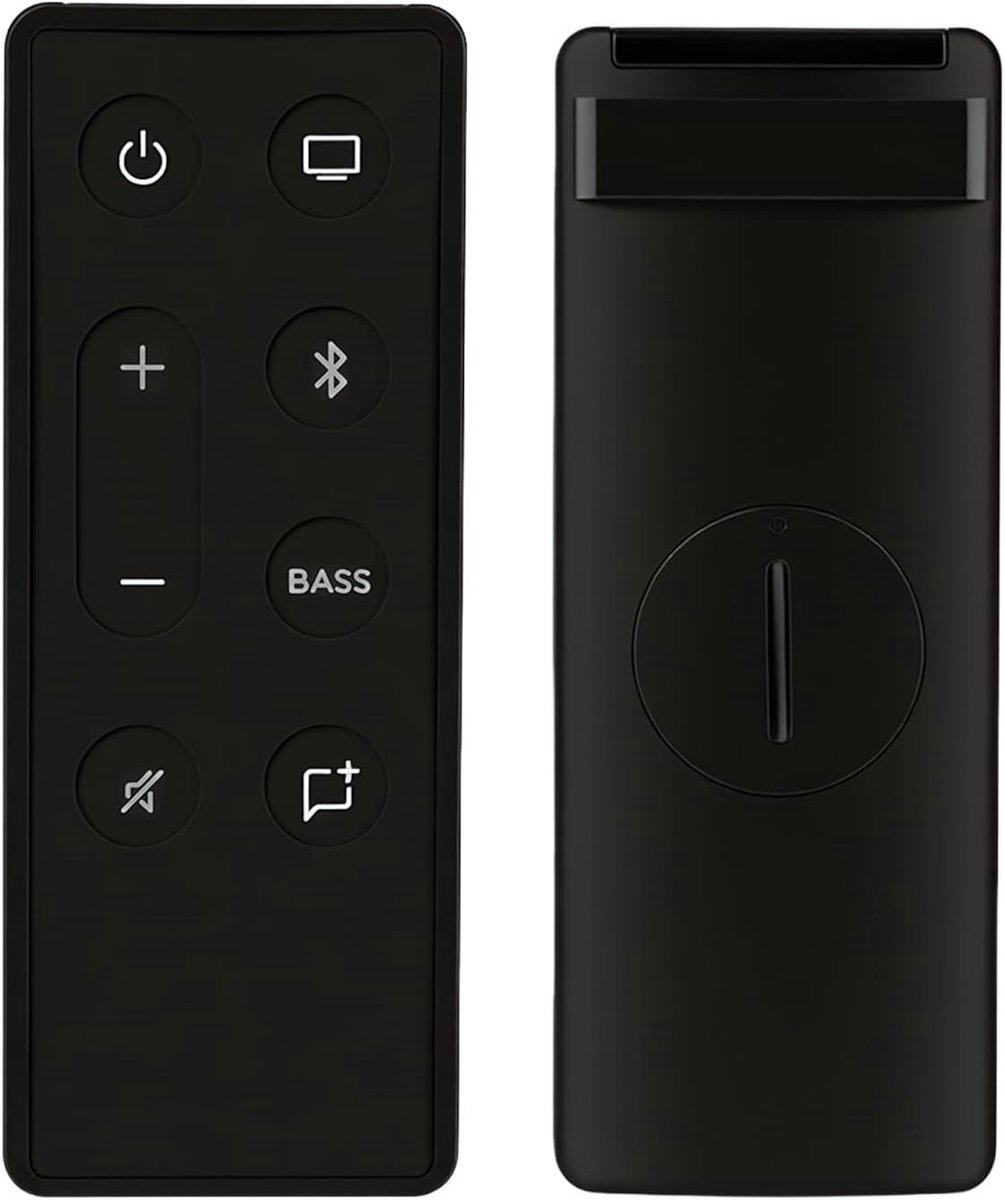 Vervangende afstandsbediening voor TV soundbar, compatibel met diverse modellen, volumeregeling en invoerselectie