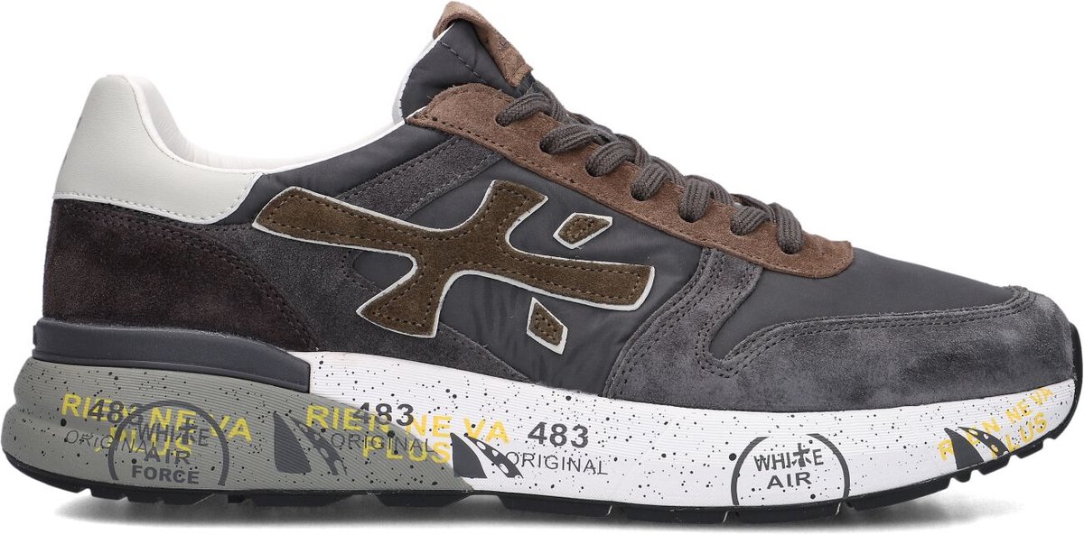 Premiata Mick Sneakers - Textiel - Heren - Grijs - Maat 43