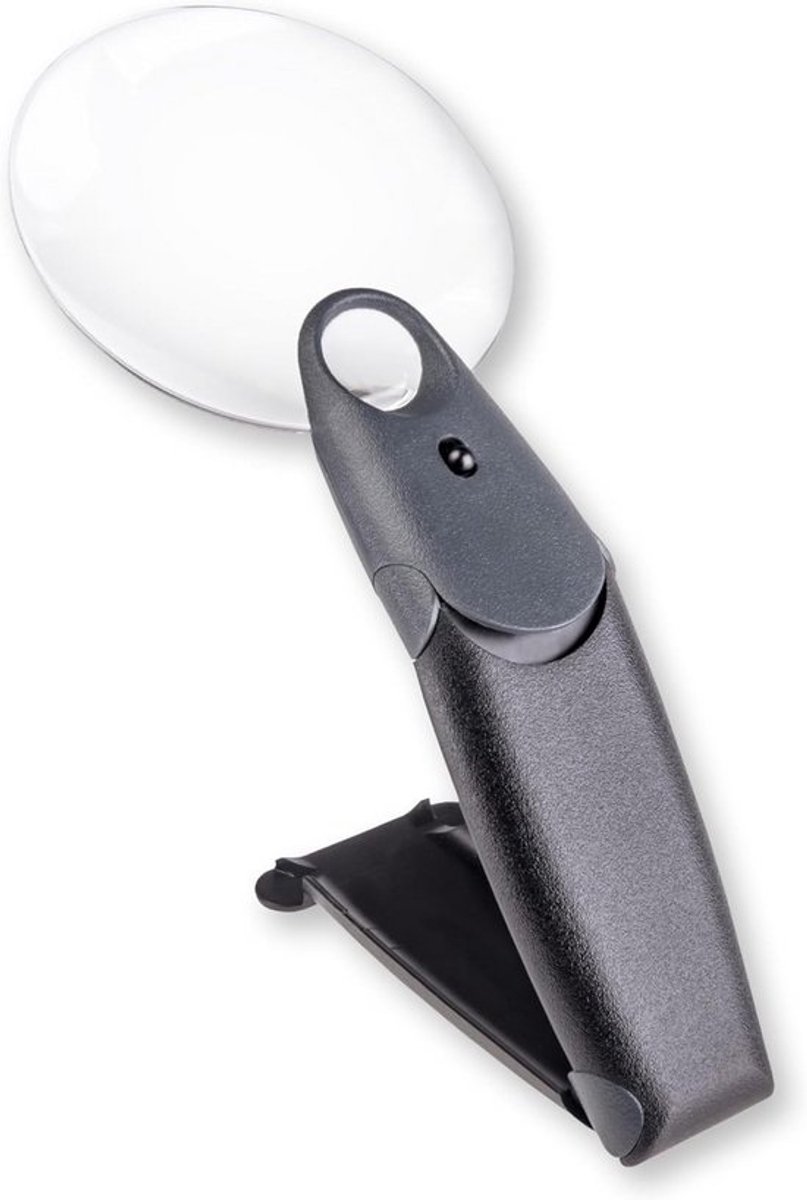 Vergrootglas 2.5x met Ingebouwde LED Verlichting - Handzaam en Handsfree te Gebruiken met 5.5x Spotlens