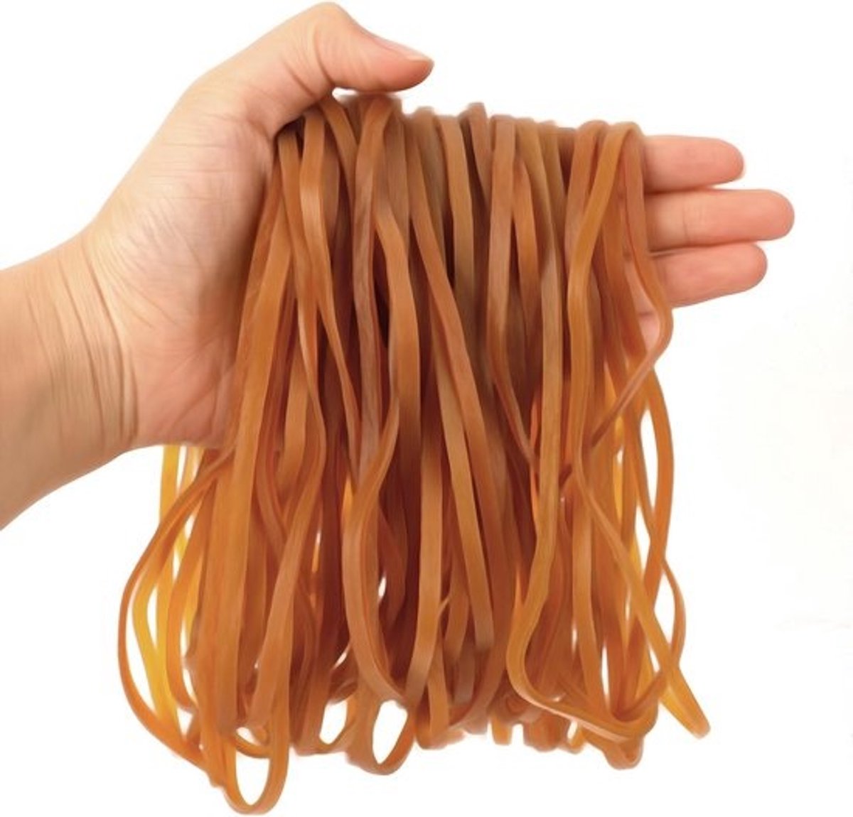 Grote elastische rubberen ringen - 100 stuks - 200 x 4 mm voor thuis, kantoor en school