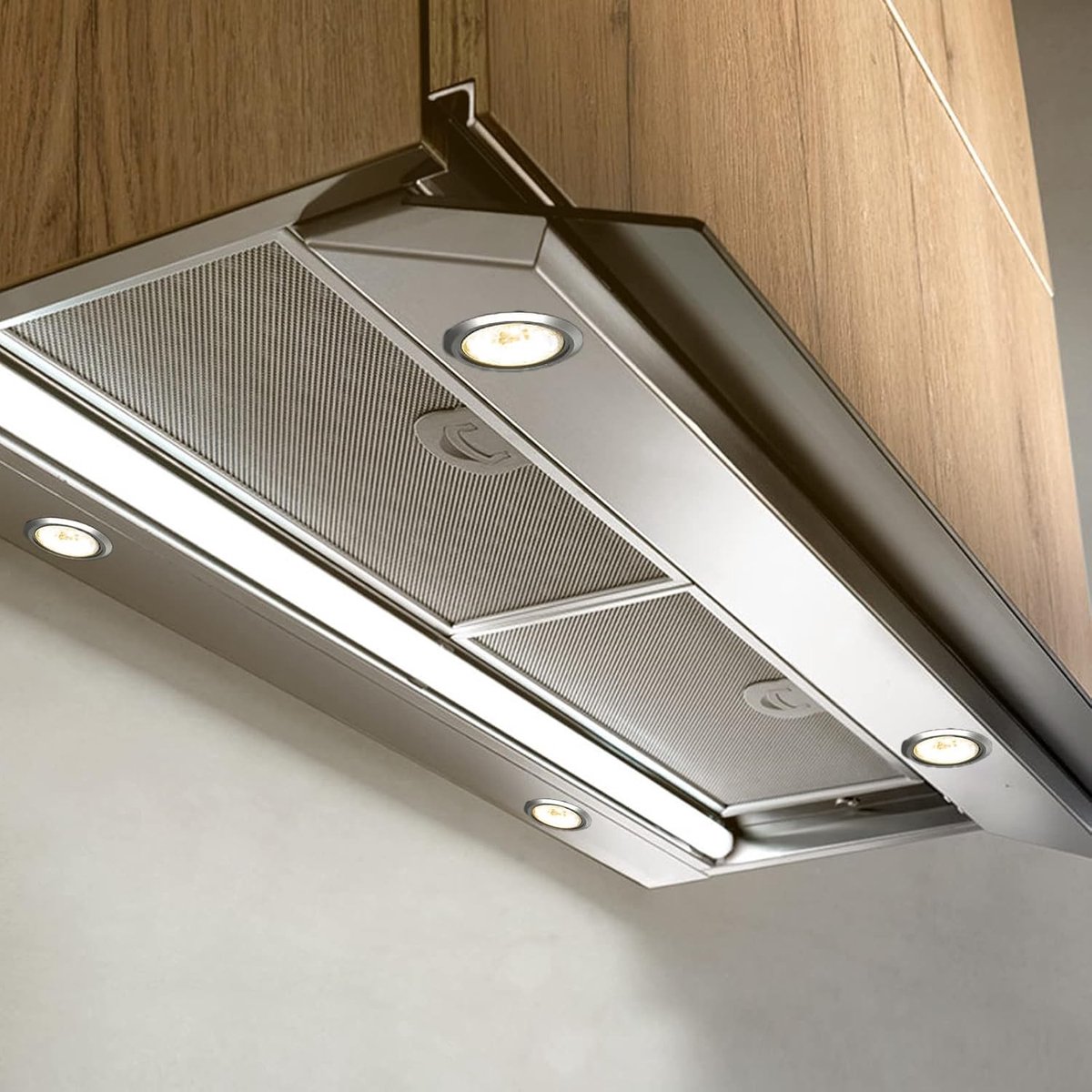 Set van 3 Inbouwspots - Warm Wit 3000K - Nikkel - Dimbare LED Lampen voor Meubels
