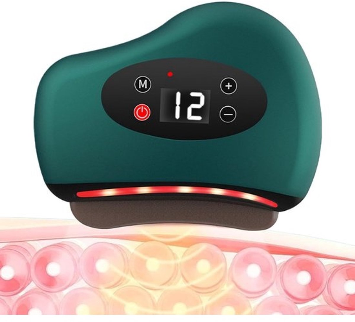 Verwarmde Voetschraper - Massageapparaat - Spierontspanning - Draadloze Vibratie - 95x8x25cm