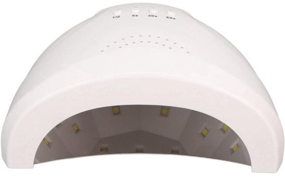 Nagel Uithardingslamp - UV LED Lamp - Professionele Manicure - Slimme Sensor Timer - 48W 30 LEDs