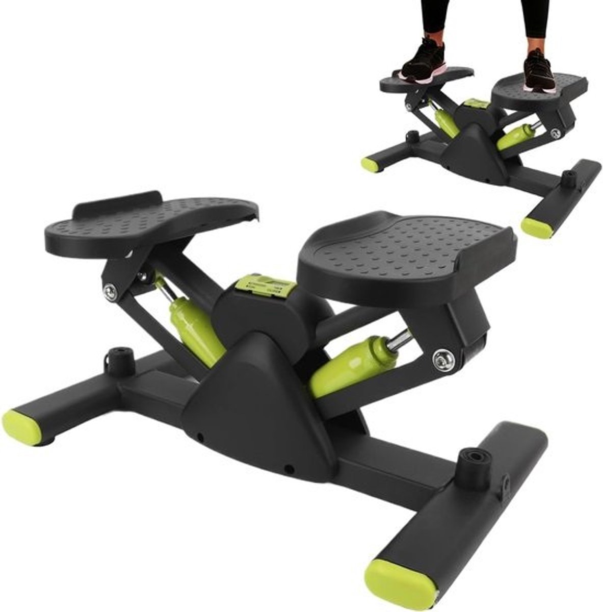 Step Machine - Mini Stepper - Thuis Trainen - Lage Impact Beweging - 6.17 kg - Groen
