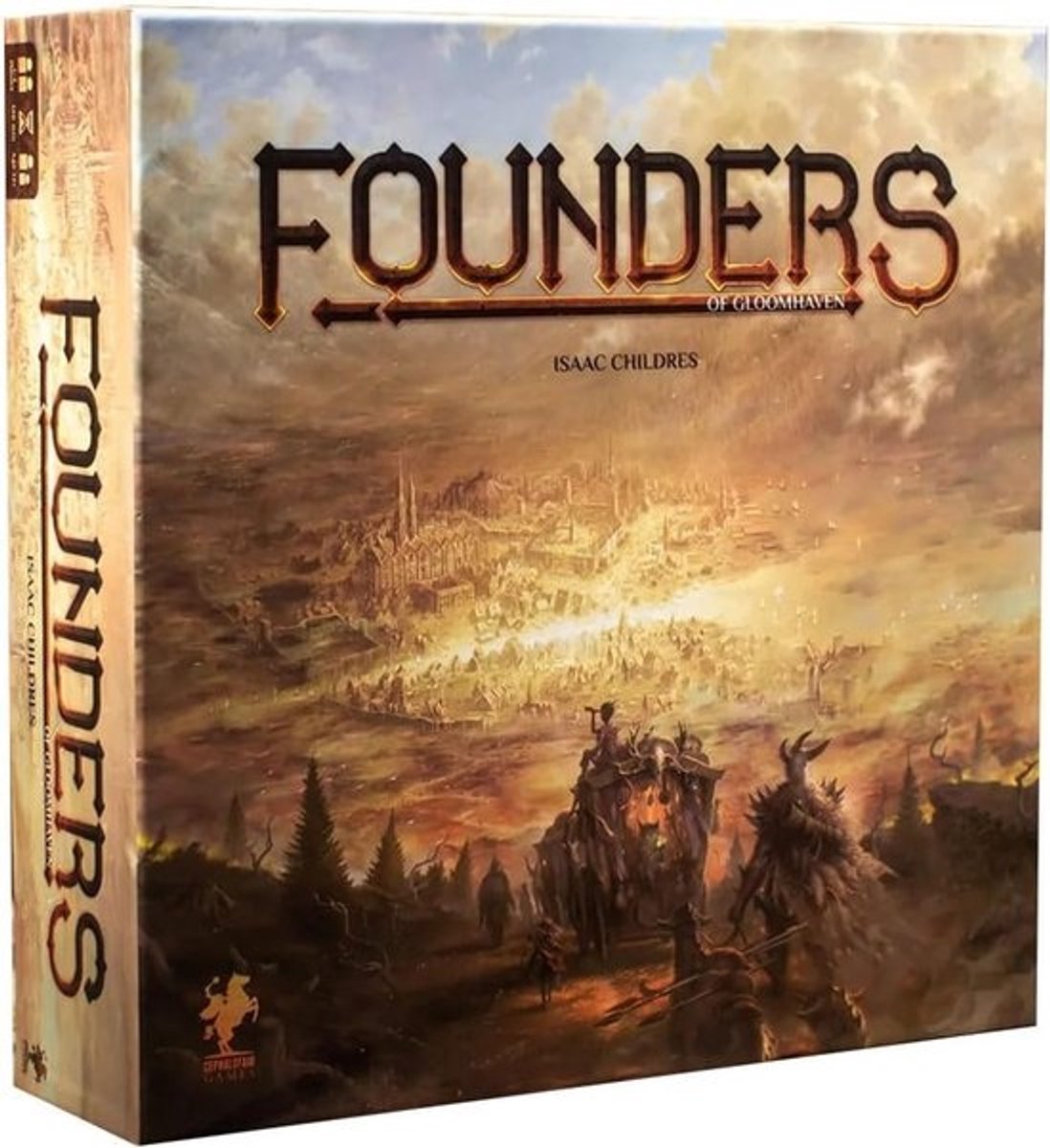 Stichters van Gloomhaven - Stad Bouwen Spel - Strategisch Bordspel - Uniek Ras Besturen