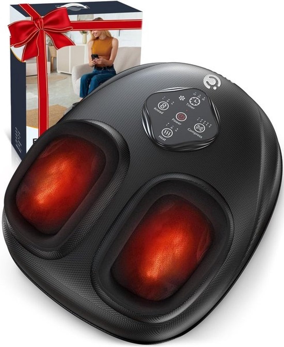 Voeten Massager Machine - Voet Stimulator - Ontspanning Thuis - Met Warmte Functie - 38x32x10 cm