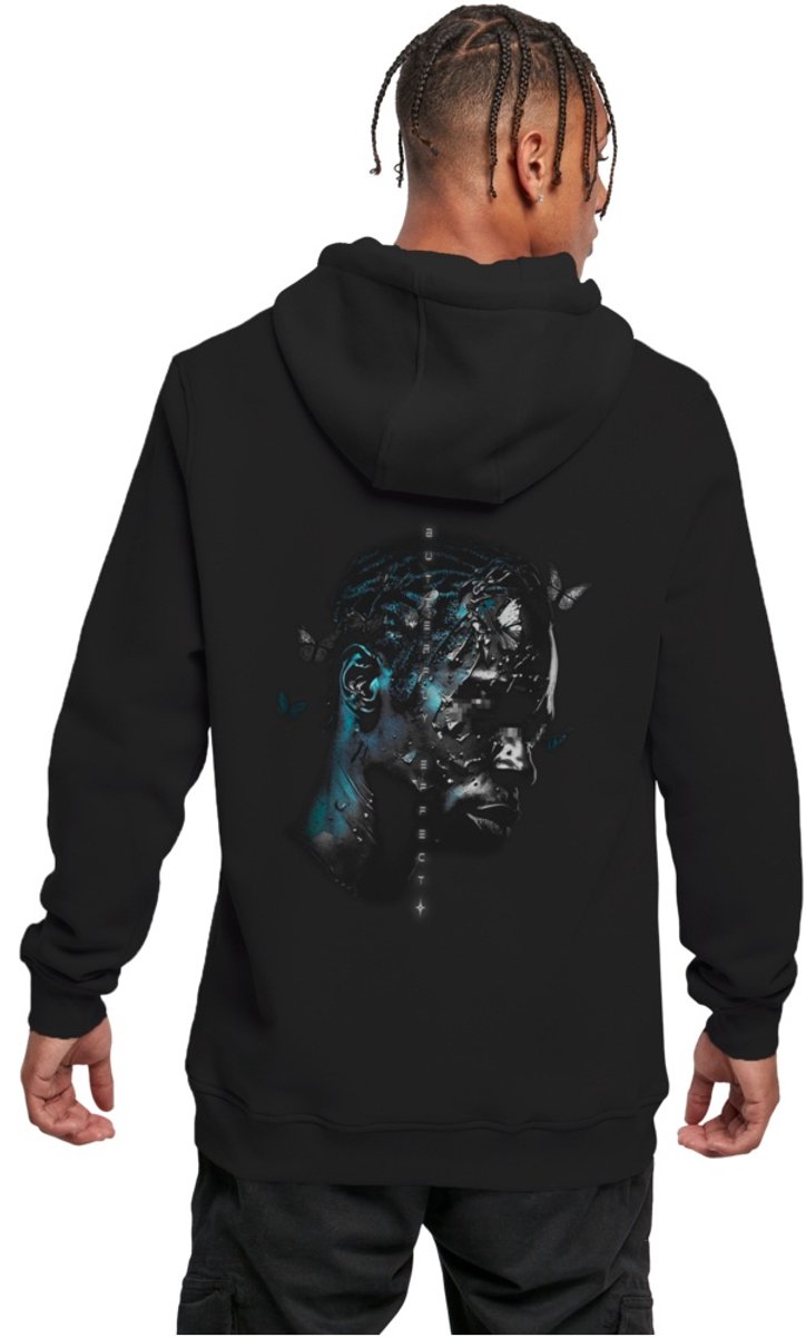 Mister Tee Butterfly Effect Hoodie/trui S Zwart