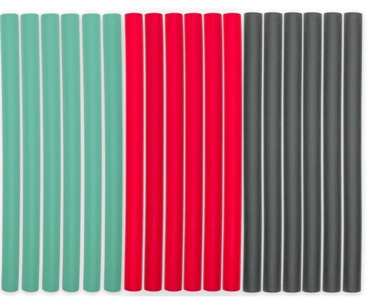 Dailygoods- Papilotten set van 18 stuks - Krulspelden zonder hitteschade - Geschikt voor alle haartypes - Eenvoudig in gebruik - Flexibele rollers in aantrekkelijke kleuren