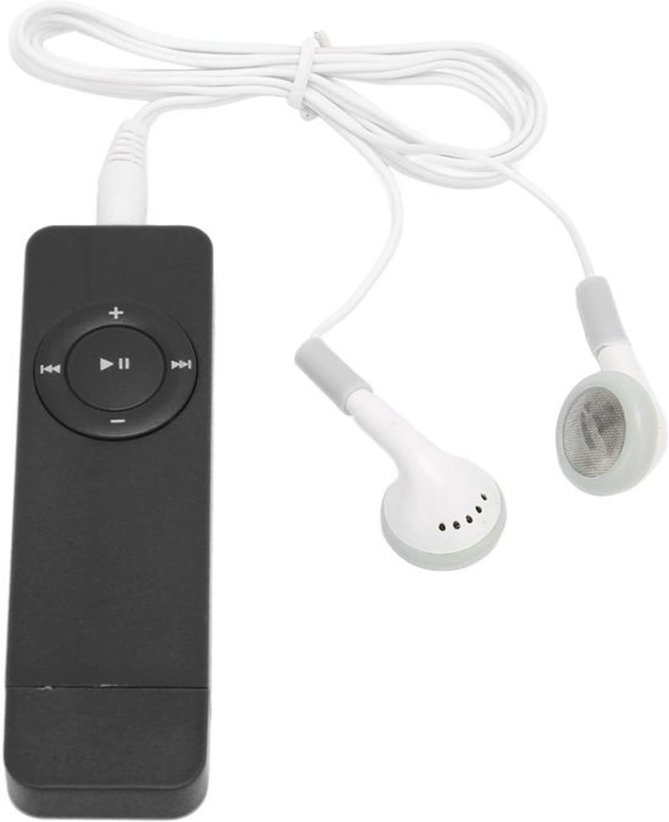 Draagbare 64 GB USB Muziekspeler met Koptelefoon en HD Speaker - Oplaadbare HiFi MP3 Player voor Sport, Studie en Reizen