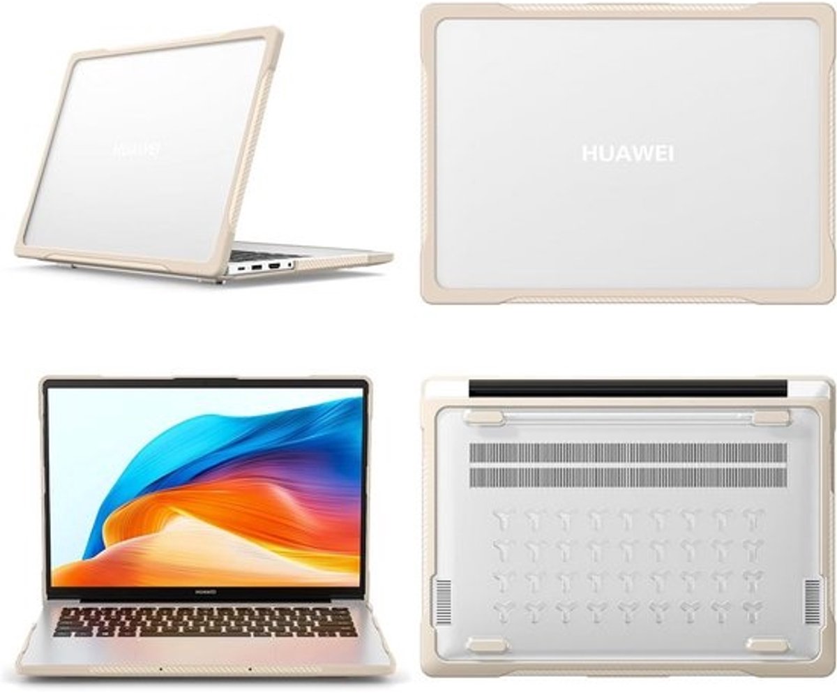 Slank, schokbestendig en krasbestendig 360° laptophoes voor 14 inch notebooks
