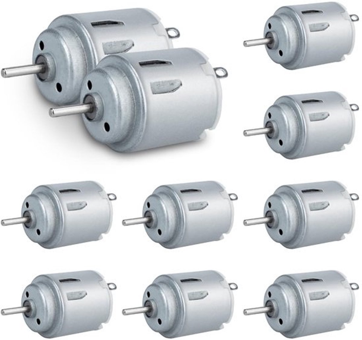 Set van 10 Kleine 3V-5V Micro DC Motoren voor DIY en Wetenschappelijke Experimenten
