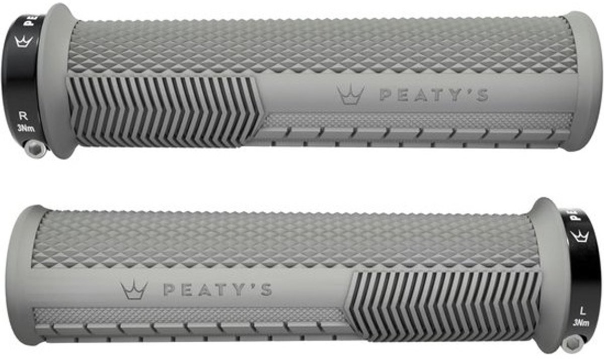 Fiets Handvatten - Ergonomische Stuur - Race Controle - Offset Kern Ontwerp - Dun 30-32mm - Grijs