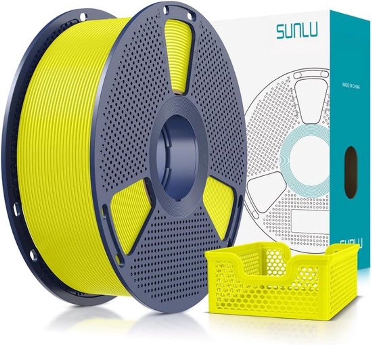 High Speed PLA+ 3D Printer Filament 1.75mm 1kg Geel Taaier en Sterker