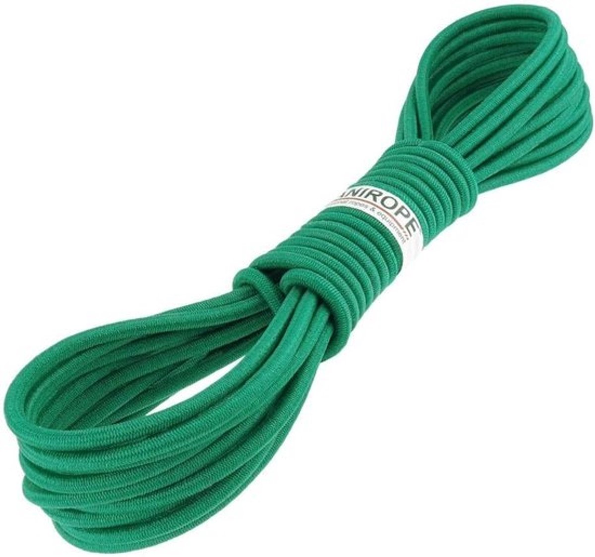 Rubberen koord - Expanderend touw - Dekzeil vastzetten - Hoge rekbaarheid - 8 mm 20 m - Groen