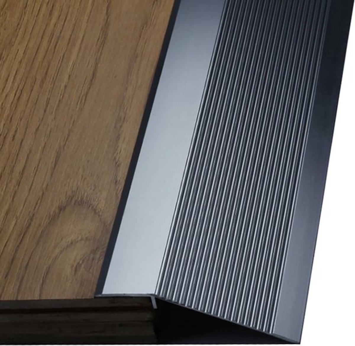 Lichtgewicht Aluminium Drempelhelling 90cm - Antislip Vloerovergangsstrip voor Rolstoel en Scooter