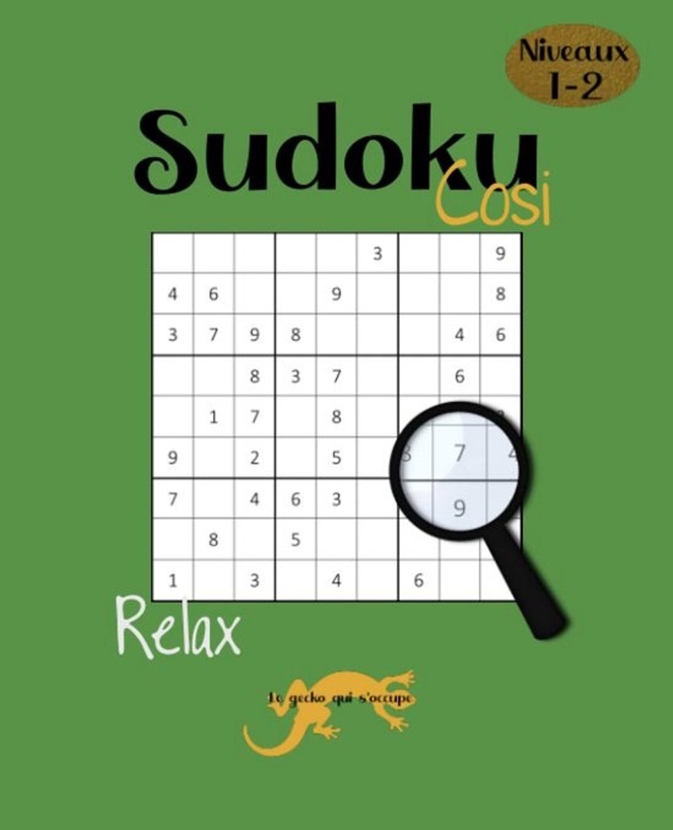 Sudoku Puzzelboek Relax Groot Formaat - 100 Rustige Spellen Niveau 1 & 2