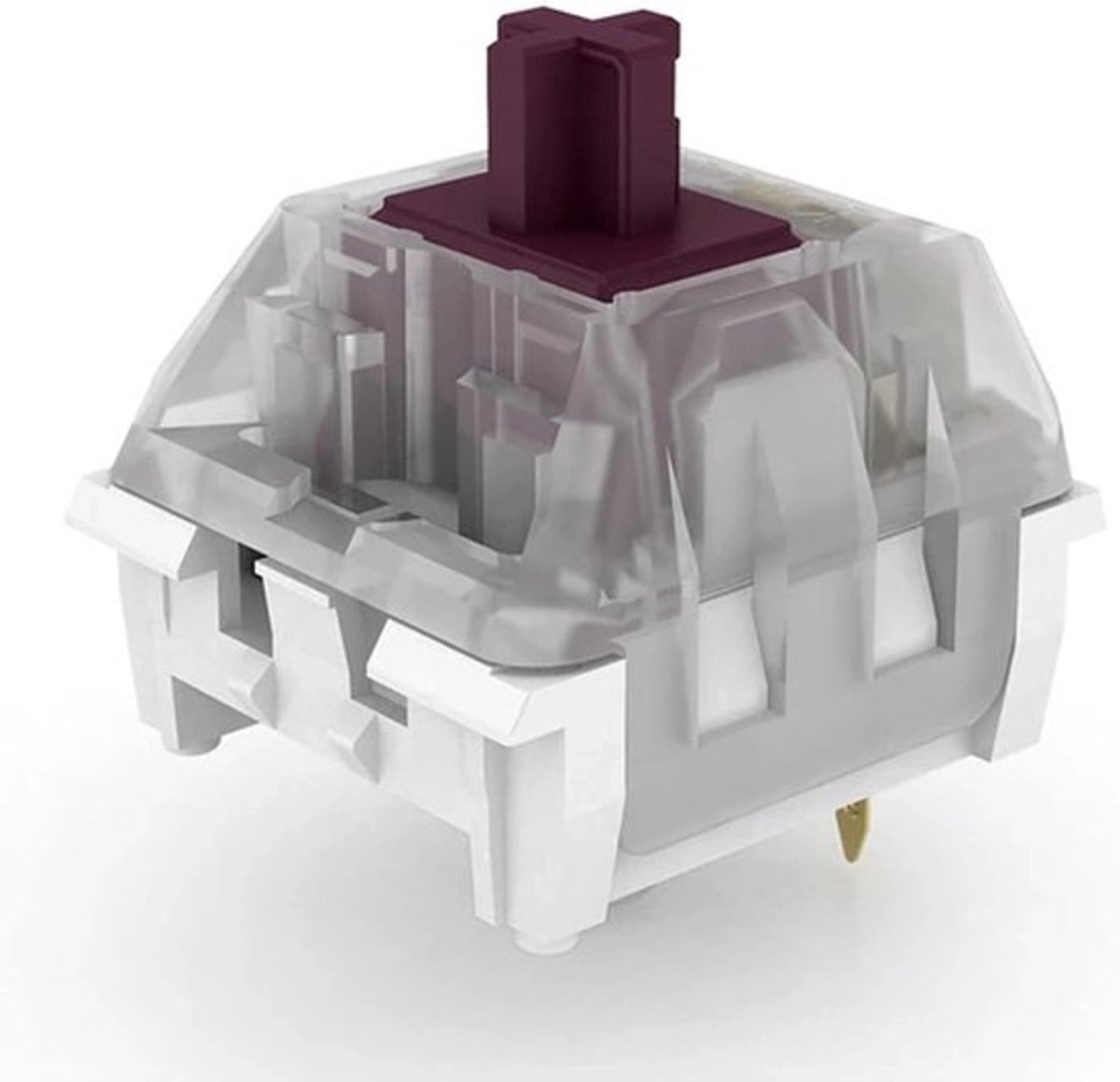 Mechanische Toetsenbord Switches - Toetsen Vervanging - Gaming Typing - Plate Mounted Ontwerp - 65 Stuks - Pro Speed Plum