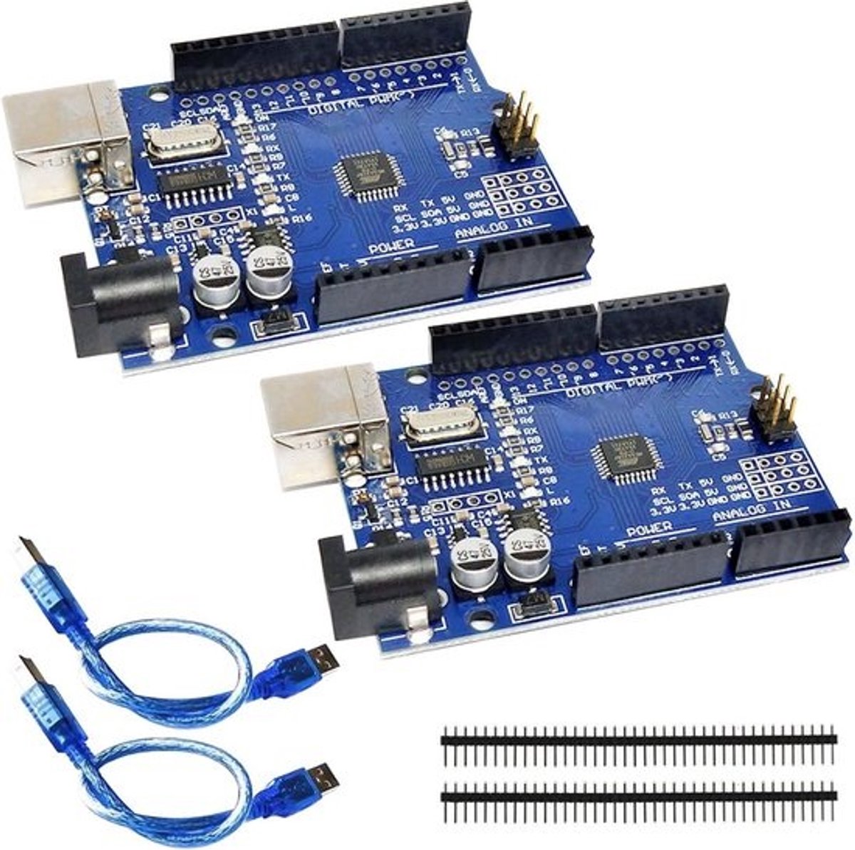 R3 Microcontroller Board - Arduino Compatibele Ontwikkelingskaart met USB-kabel en Encoder Module
