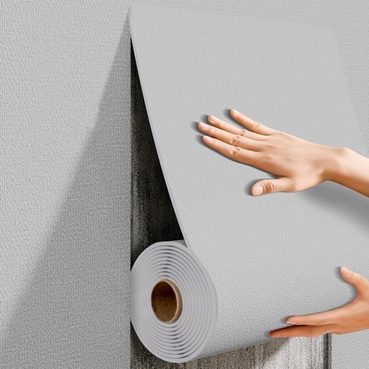 Isolatiebehang Rol - Schuimwandpanelen Zelfklevend - Warmte Vocht Isolatie - Meerlaagse Structuur - 5 mm Dik
