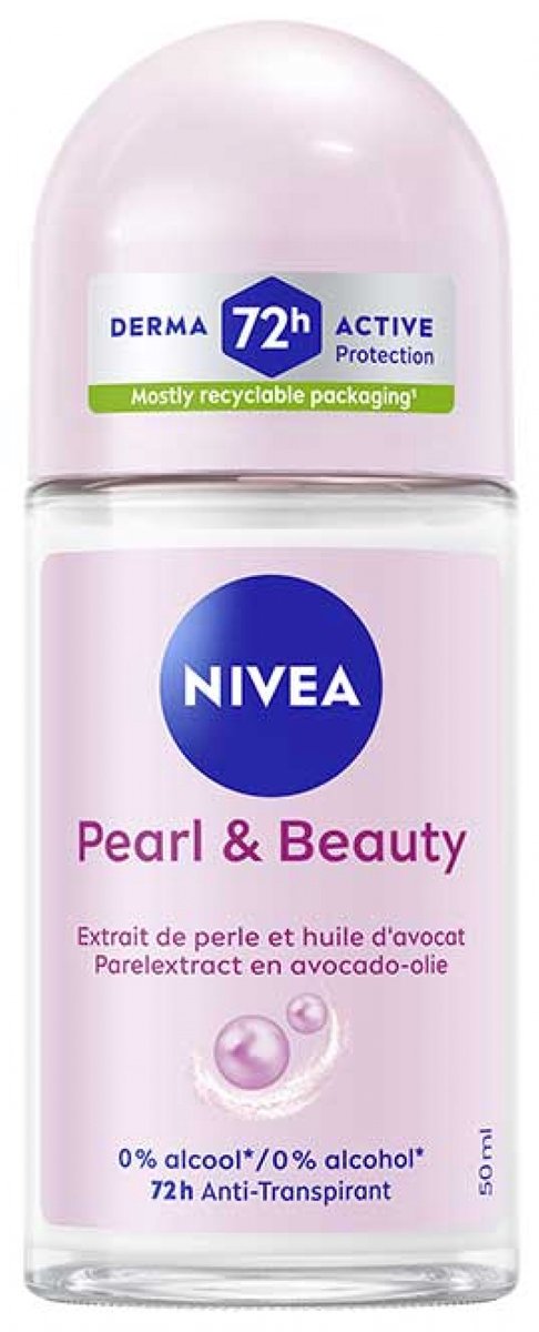 Nivea Pearl & Beauty Anti-transpirant Deodorant 72H Roll-on 50 ml